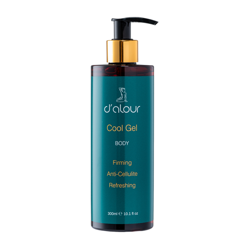 d’alour Cool Gel  Ρευστό Κρύο Τζέλ Σώματος με Συσφικτική Δράση και Δράση κατά της Κυτταρίτιδας 300ml